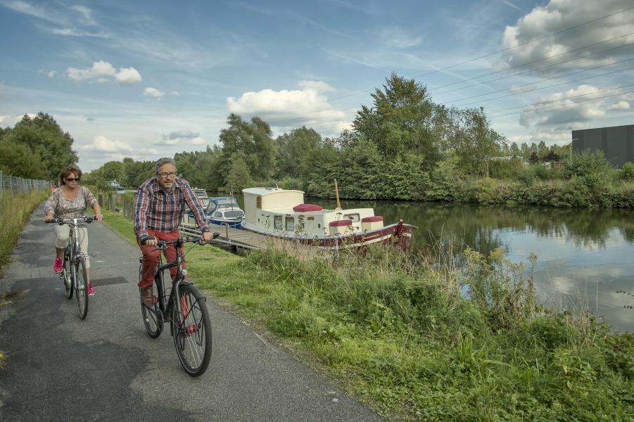 Fietsen langs de Dender