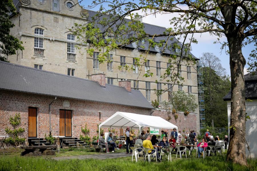 terras bij Abdij van Park