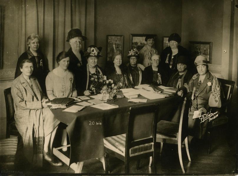Board Meeting van de Internationale Vrouwenraad (Genève, 1928)