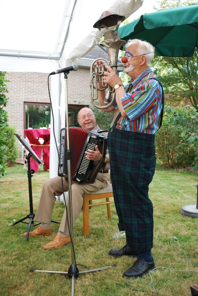 Clown Dédé en Fonzie