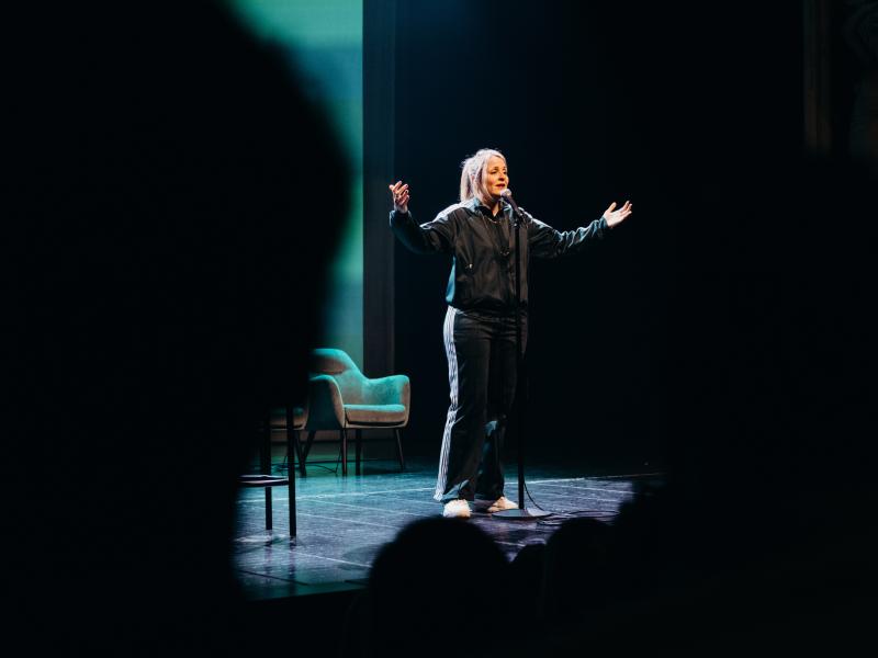 Roosje Pertz in actie 