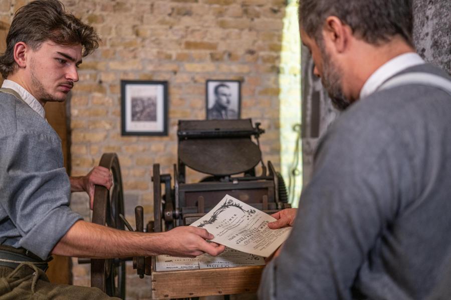 De drukpers van de Kazematten