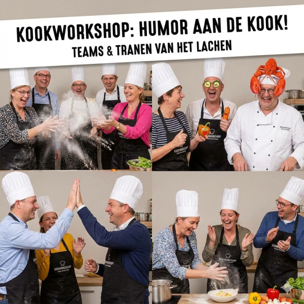 Koken met humor in teams