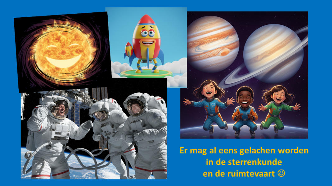 Lachen met sterrenkunde en ruimtevaart
