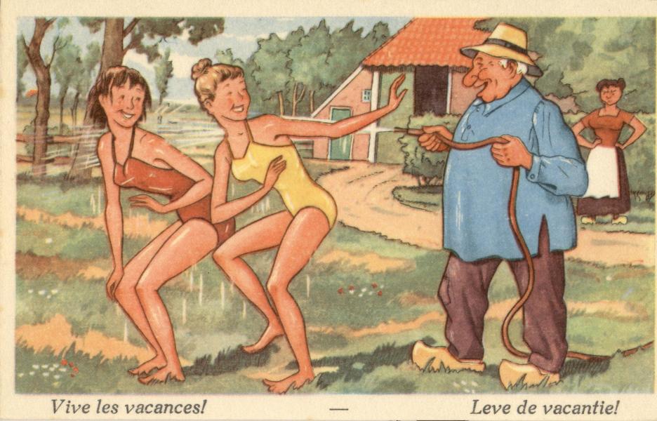 Humor in postkaarten.