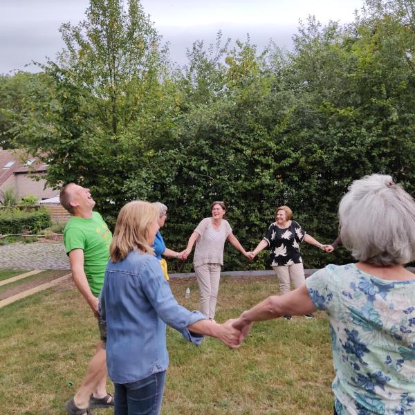 lachactiviteit, samenlachen