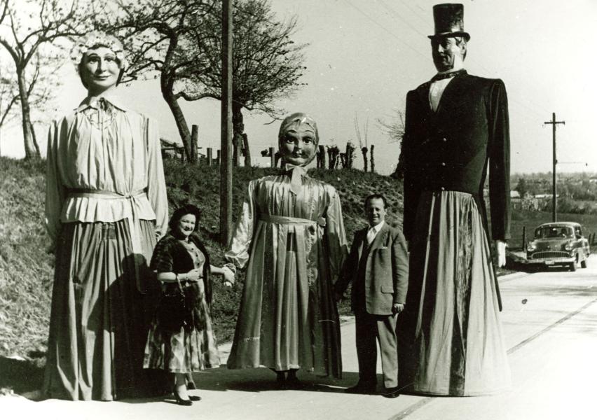 reuzenfamilie uit Merelbeke