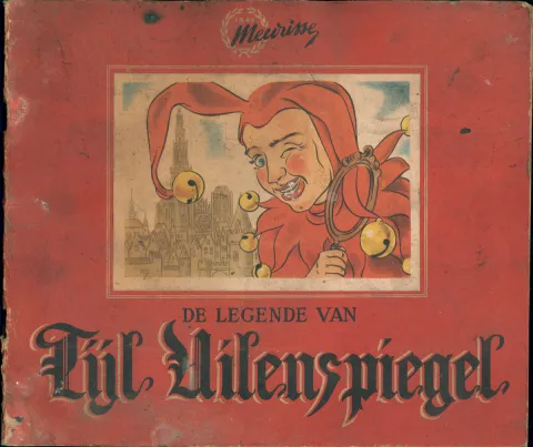 Plakboek van Chocolade Meurisse, Antwerpen. De legende van Tijl Uilenspiegel, 1946. Collectie MAS, Stad Antwerpen, MAS.0345. Publiek domein via DAMS Antwerpen