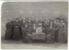 Trouwfeest van Victor Vanlombeek en Maria Louisa Devleminck in Stokkel (Sint-Pieters-Woluwe), 6 september 1910.